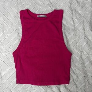 Pink Zara Crop Top Medium